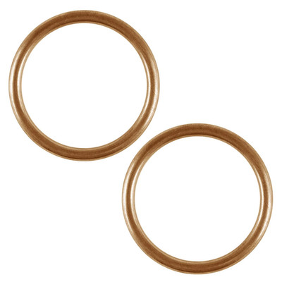 2x Caltric Exhaust Pipe Gasket For Honda Shadow ACE 1100 VT1100T Tour 1998-2001