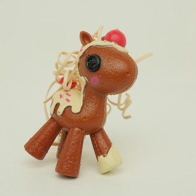 Lalaloopsy Ponies MOCHA 3.25  EXCLUSIVE from Target Pony Horse Doll Cherry Brown