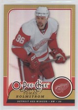 2008-09 O-Pee-Chee Rainbow Foil Metal Tomas Holmstrom #232 2vh