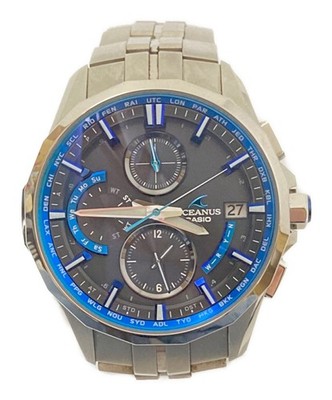 CASIO Oceanus OCW-S3000-1AJF Day Date Solar Powered Radio Herrenuhr...