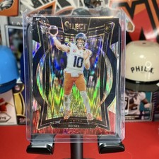 Panini Select 2024 Bo Nix Rookie Prizm Red and Black Shock #30 Concourse