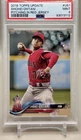 2018 TOPPS UPDATE SHOHEI OHTANI PITCHING IN RED JERSEY #US1 PSA 9