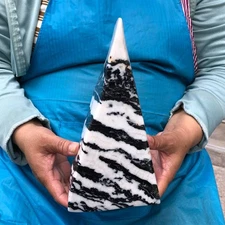 2940g Natural Beautiful Zebra Stone Crystal Mineral Specimen Healing 1968