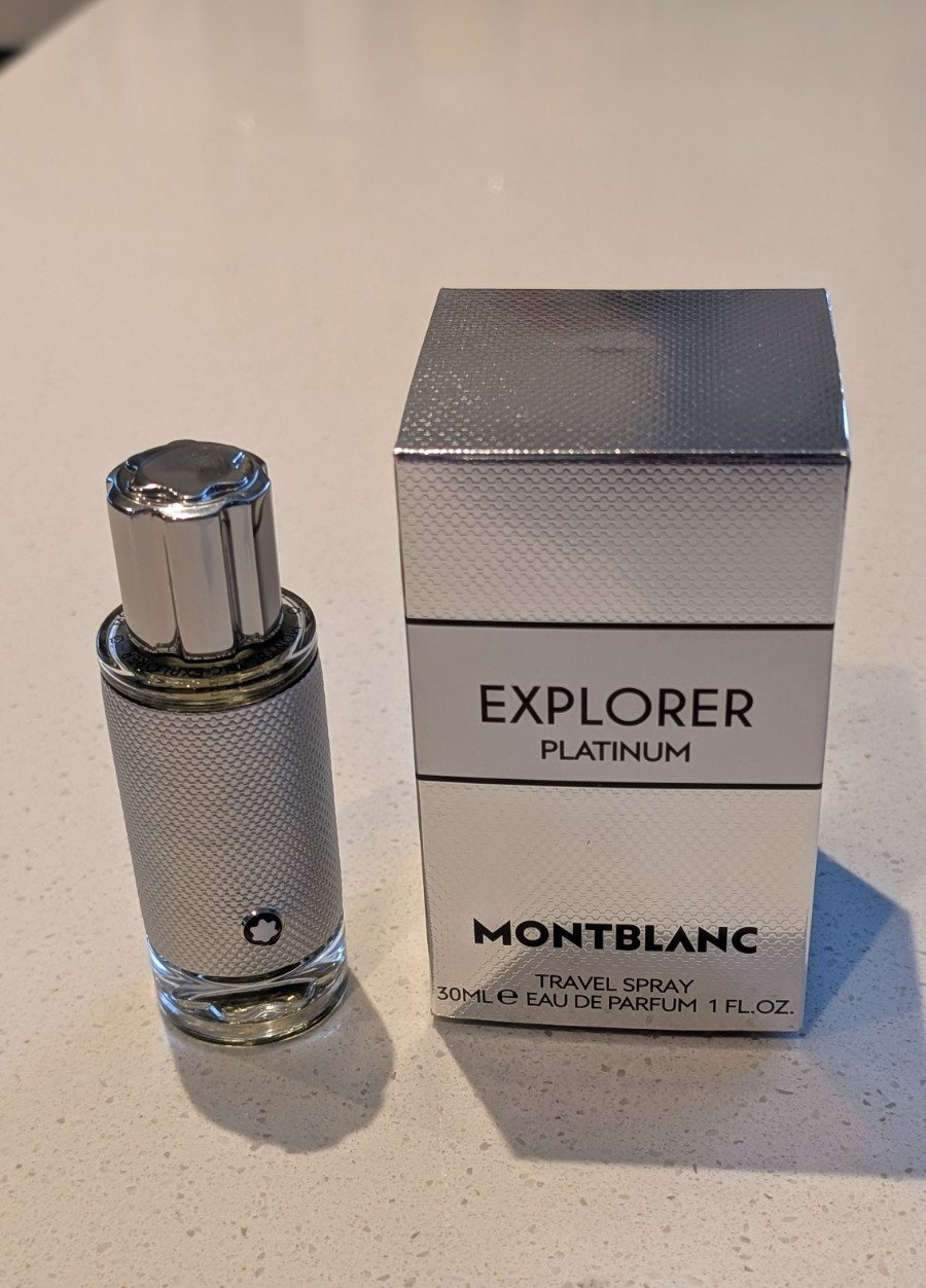 MONT BLANC EXPLORER PLATINUM 30ML EDP - NO CELLOPHANE - SEE DESCRIPTION