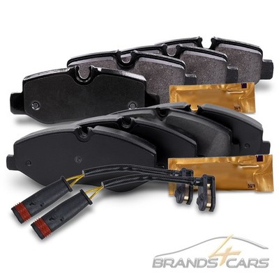 ATEC SATZ BREMSBELÄGE+WARNKONTAKT VORNE+HINTEN FÜR MERCEDES VITO V-KLASSE W447