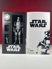 Star Wars Black Series 6    2015 SDCC First Order Stormtrooper Figure MiB Sealed