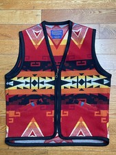 Rare VTG Pendleton High Grade Western Wear Wool Vest Sml Southwestern Aztec USA