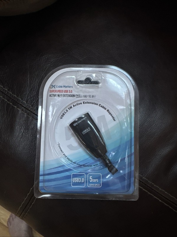 Cable Matters USB 3.0 Active M/F Extension Cable 16 Feet 200010-5