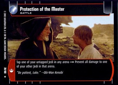 Protection of the Master - FOIL - A New Hope - Star Wars TCG