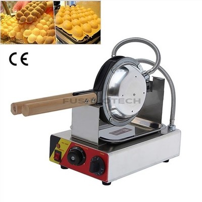 Non-Stick Rotated Eggettes Egg Puff Bubble Waffle Qq Egg Waffle Maker Electri oh