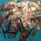 1987 P&D Roosevelt Dimes 25-"P"&25-"D"  Mint Cello Unc   50 Coins   FREE SHIP