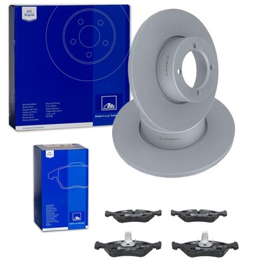 ATE BREMSSCHEIBEN 246mm + BELÄGE VORNE passend für OPEL MANTA ASCONA REKORD E