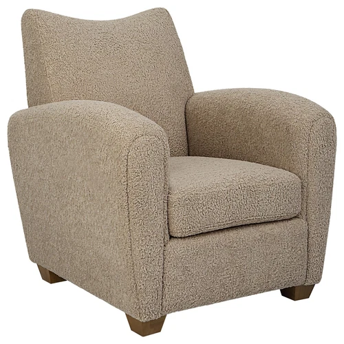 Uttermost Teddy Latte Accent Chair - Picture 4 of 6