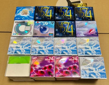  New  SONY MAXELL AXIA etc. MD 74 MD 80 etc. MD MiniDisc lot of 163 260420