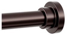 Mcrbeay Shower Curtain Rod Bronze Heavy Duty Tension Rod 28-74in