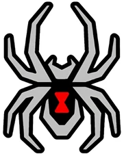 BLACK WIDOW SPIDER Window Vinyl Decal Laptop Phone Bumper Sticker MULTIPLE SIZES