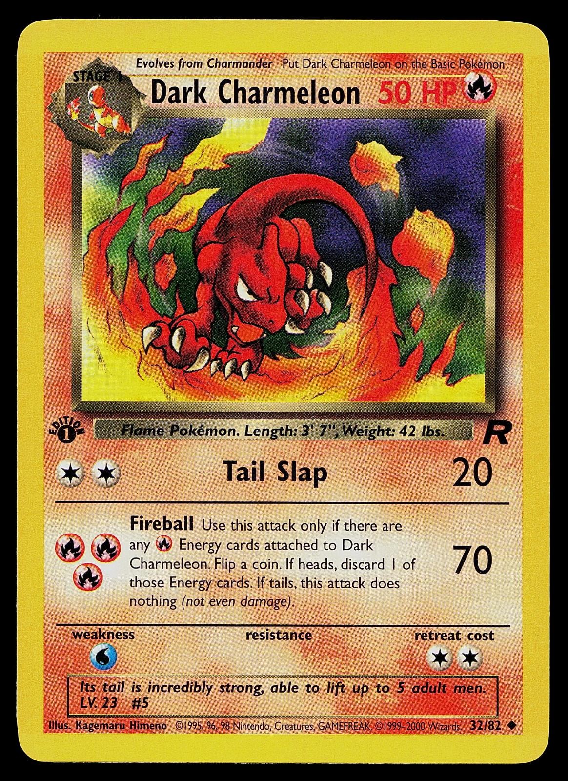 Pokemon Card - Dark Charmeleon Team Rocket 32/82 1st Edition Uncommon