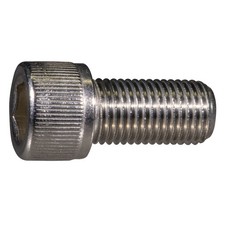 3/8" x 3/4" Stainless Knurled Head Hex Socket Cap Screw (6 pcs.)