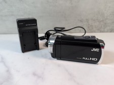 JVC Everio GZ-E306BU Full HD Camcorder Charger Battery 16GB SD Card