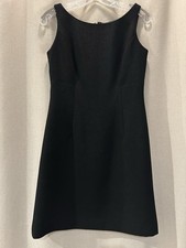 Ann Taylor- Little Black Dress w/subtle Metallic texture-Sz 4
