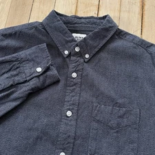Flint and Tinder Button Up Shirt Selvedge Architect Mens M Slim Fit Huckberry