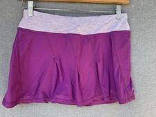 Lululemon Women's Pace Rival Mid-Rise Skirt Size 6 Magenta Purple