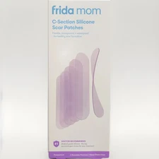 Frida Mom C-Section Silicone Scar Waterproof Keep Clean Case 6 Reusable Patches