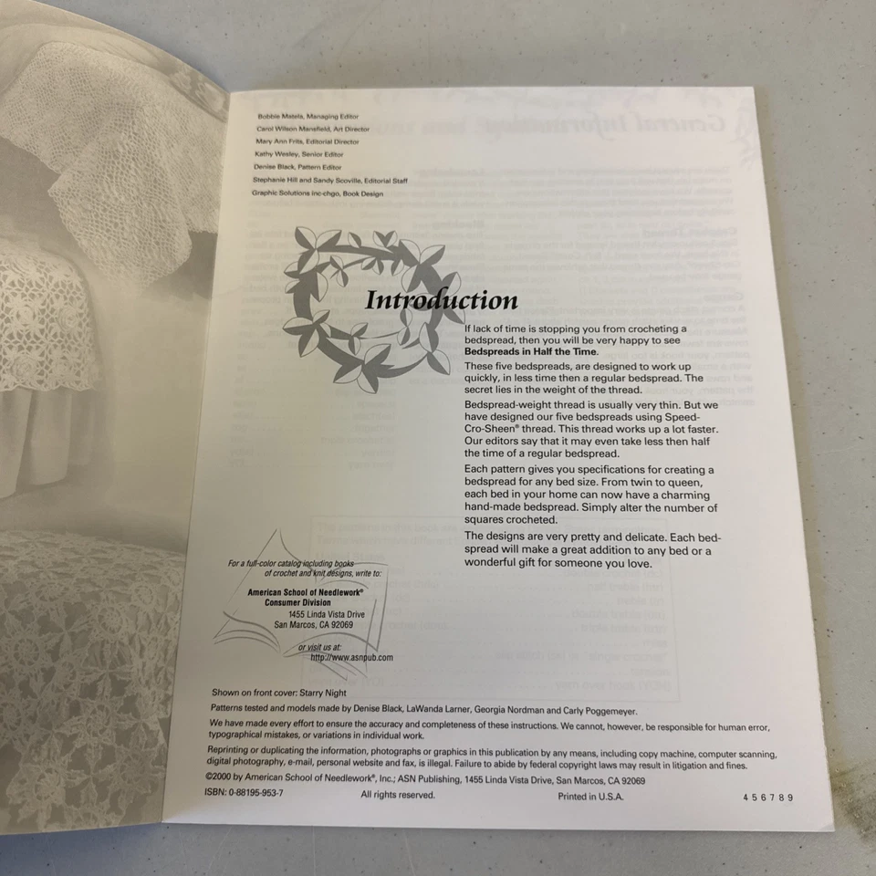 Colchas en la mitad del tiempo Crochet patrón libro piñas rosas noche estrella + Foto 3 de 3