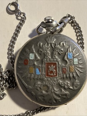Russische Zwiebel Taschenuhr Molnija Mechanisch Vintage