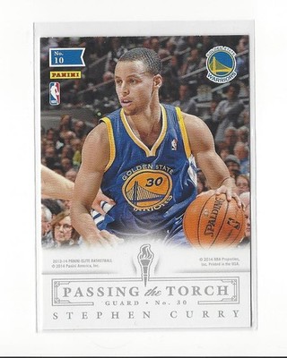 2013-14 Elite Passing The Torch #10 Dwyane Wade/Stephen Curry Warriors Heat