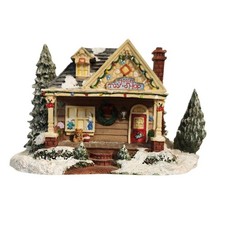 Cherished Teddies Lighted Toy Shop Beary Cozy Christmas Town 1999 Enesco No Box
