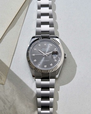 Rolex Datejust 41 126334 Grau Stahl Sehr Gut Box & Papiere 2020