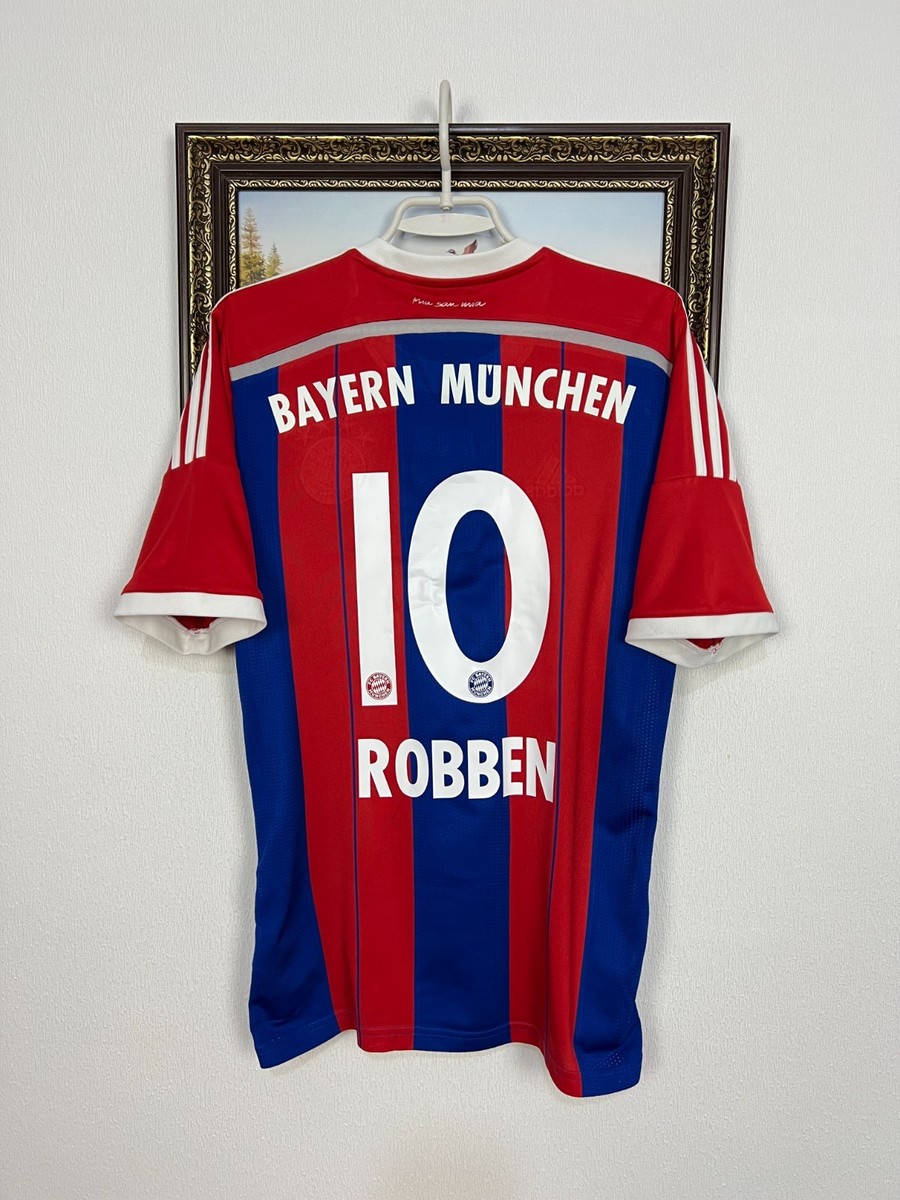 Bayern Munich Home football shirt 2014 Soccer Adidas #10 Robben