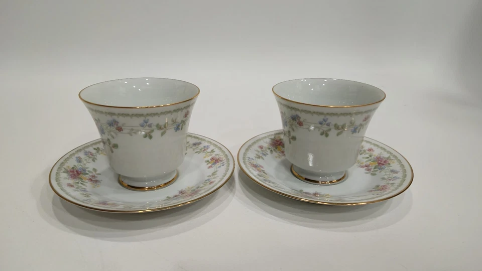 Juegos de platillos para tazas de té Noritake Memory (2 juegos) | #2882 | China fina Foto 2 de 4