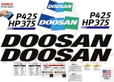FITS Doosan HP375 CFM Decal kit air compressor replacement decal 3M VINYL