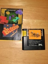 Block Out (Sega Genesis, 1991) With Manual