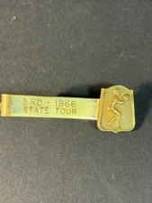 Vintage 1966 3rd Place State Basketball Your Tie Tack