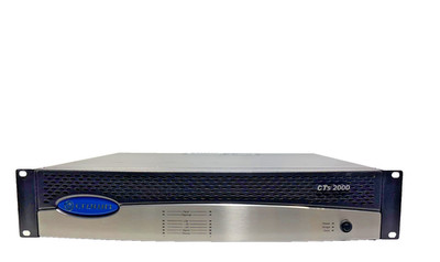 TESTED Crown CTs 2000 2-Channel 1000W Power Amplifier 70V 100V Commercial Rack