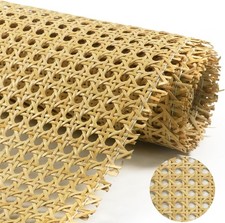 24" Width Natural Cane Webbing 5 Feet, Rattan Webbing for Caning Project, Rat...