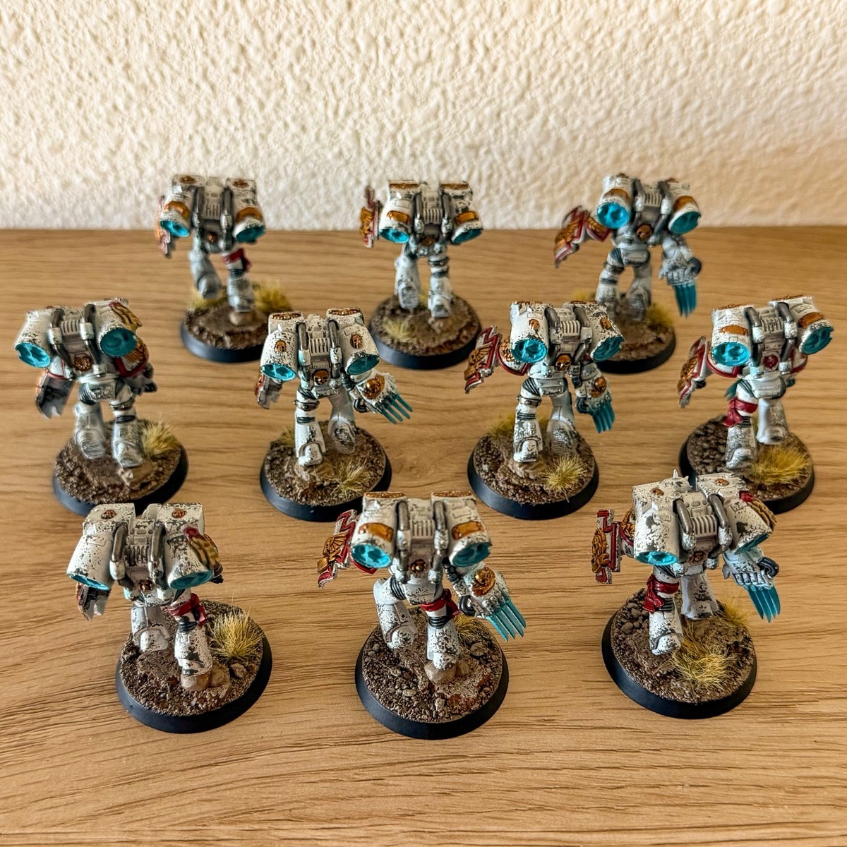 Warhammer 40k White Scars - Painted Vanguard Veterans - Item 455