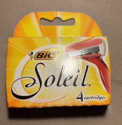 BIC-Soleil Refill Cartridges 4ct. (Triple Blades) with Soothing Moisture Strip