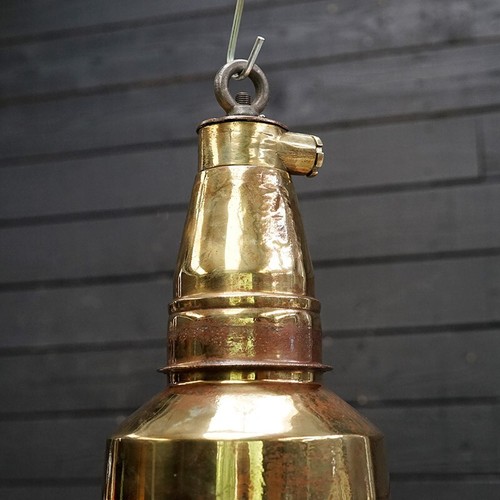Vintage Russian Ship Pendant Light | Mid-Century Nautical Ceiling Fixture - Old - Picture 3 of 7