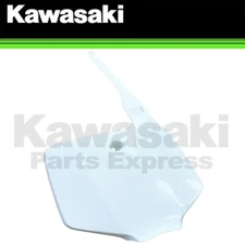 NEW 2008-2023 OEM KAWASAKI BLANK WHITE NUMBER PLATE KLX 140 230 58029-0005-266
