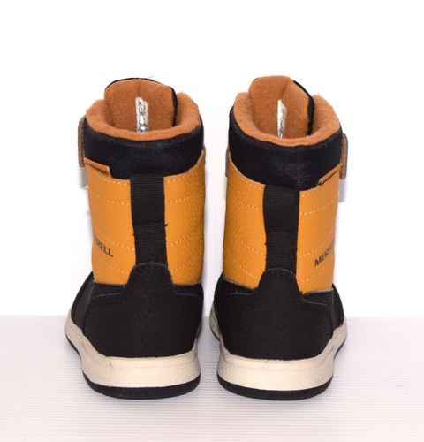 NWOB Merrell Little Kids Unisex Yellow Black Snow Storm Waterproof Boot Size 4M - Picture 4 of 6