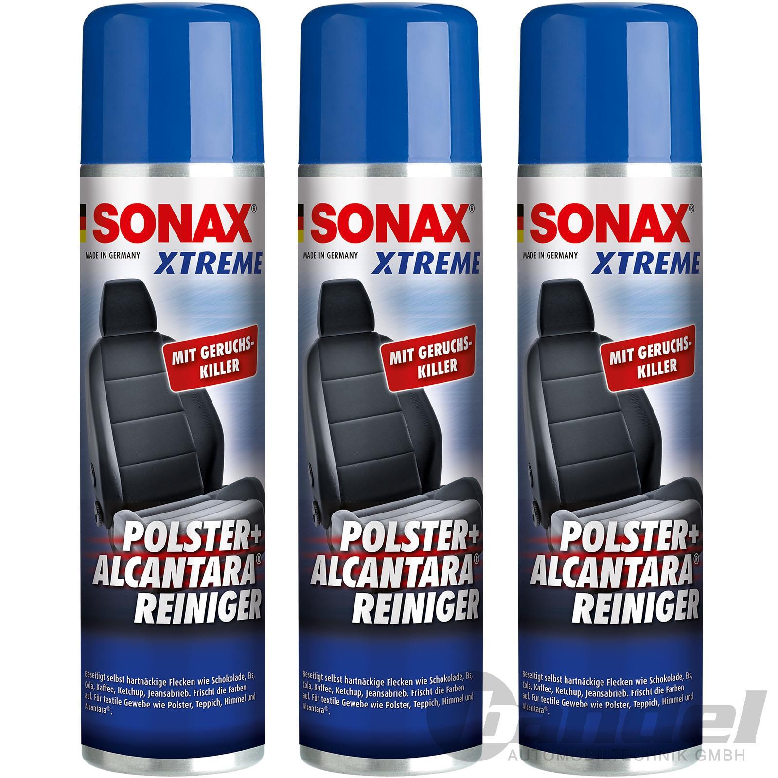 3X 400Ml Sonax Xtreme Polster- Alcantarareiniger Textilreiniger Polsterpflege