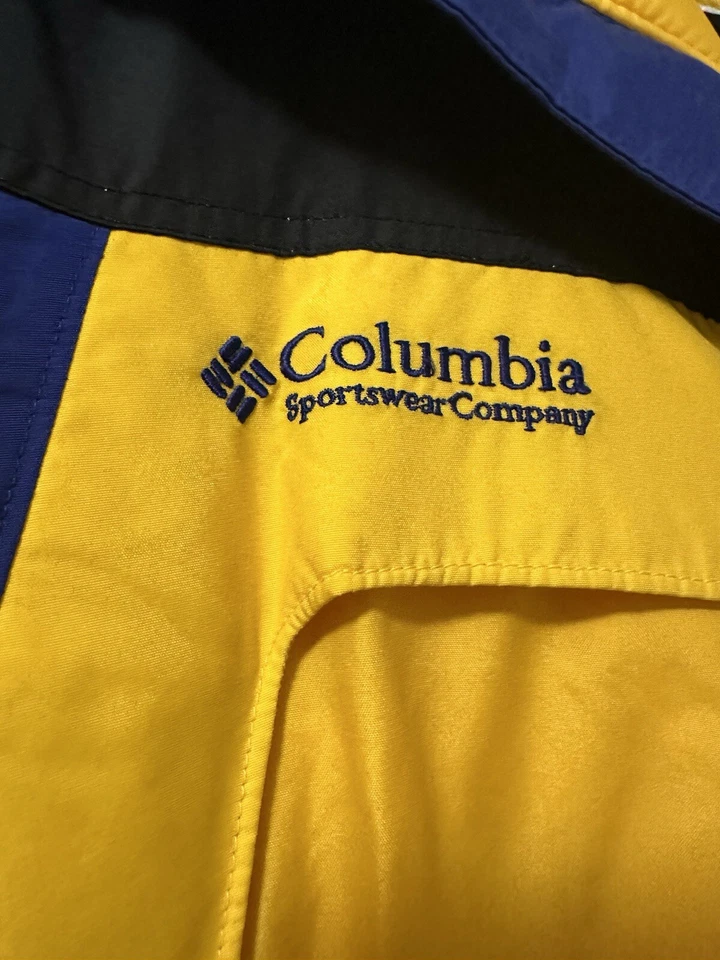 Chaqueta de esquí vintage Columbia amarilla juvenil talla 18/20 abrigo de nieve invierno pesado Foto 4 de 4