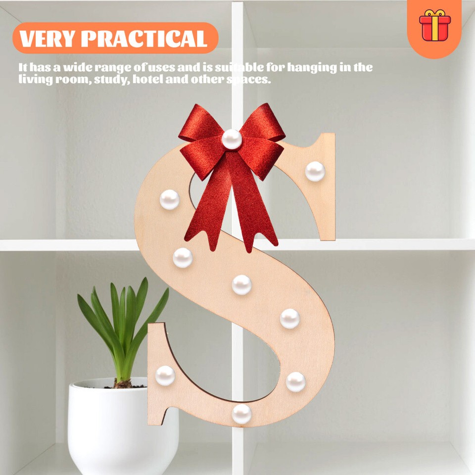 2pcs Unfinished Large Wood Alphabet Letters DIY Crafts Alphabet eBay