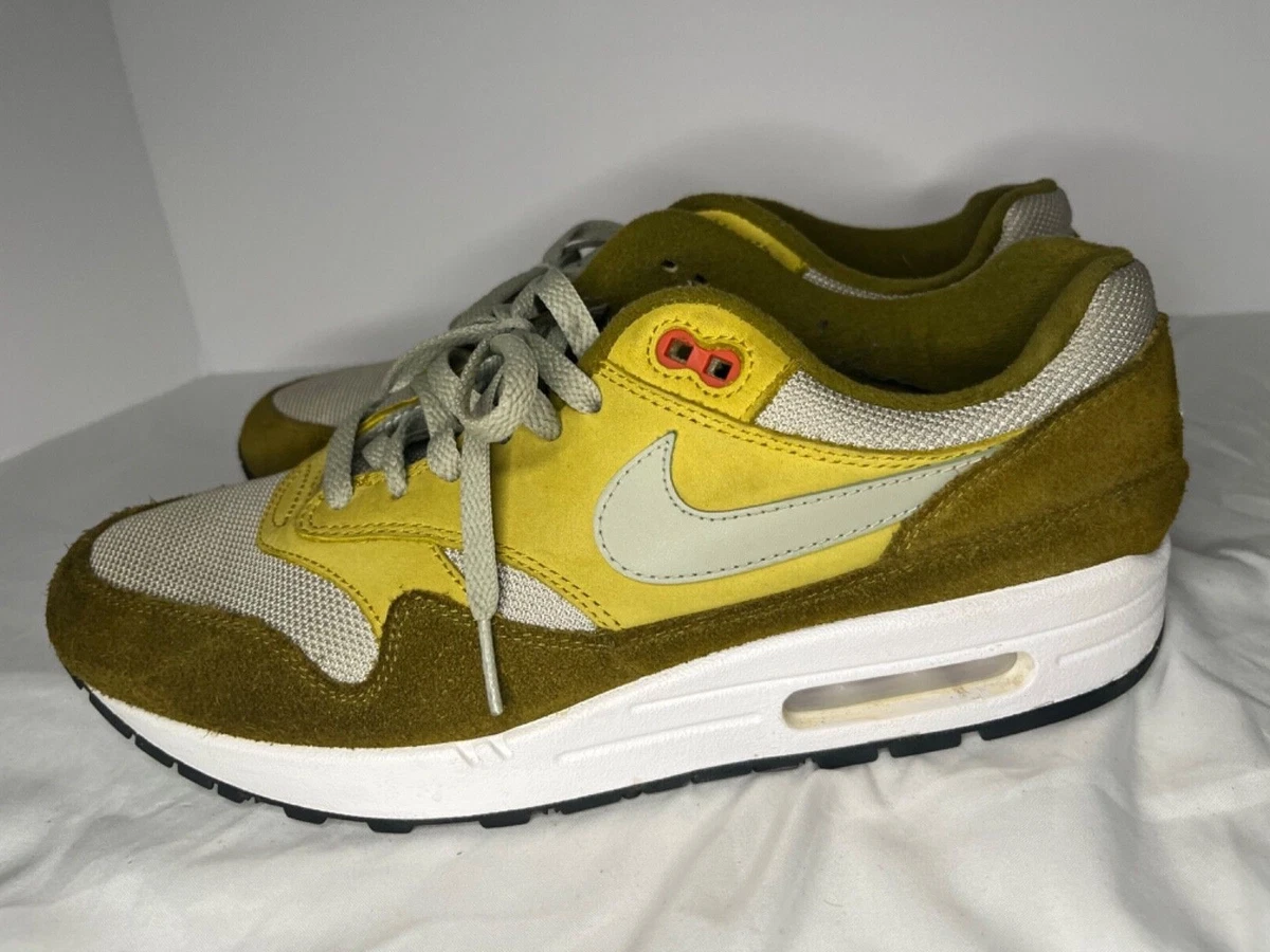 Size 10 Nike Air Max 1 Premium Retro Green Curry 2018 No Box eBay