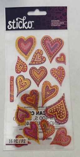 Pegatinas Sticko VALENTINES~Corazones, AMOR~¡Adorables! ¡Tú eliges! ¡ENVÍO RÁPIDO!¡! - Imagen 19 de 24