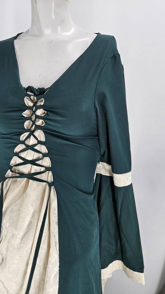 Vestido para mujer Scarlet Darkness corsé mediano manga campana medieval renacentista Foto 3 de 4